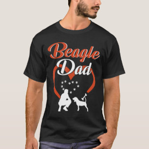 Camiseta Pai E Cachorro Dentro Grande Feliz Dia do Pai Seja