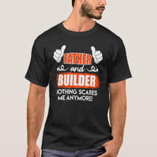 Camiseta Pai e construtor pai de casa Proprietário de imóve