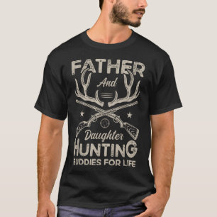 Camiseta Pai E Filha Caçando Amigos