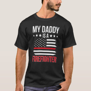 Camiseta Pai É Filha De Bombeiros