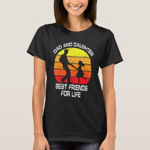 Camiseta Pai E Filha Os Melhores Amigos Para A Vida Feliz P