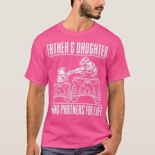 Camiseta Pai E Filha, Parceiros Para A Vida Pai