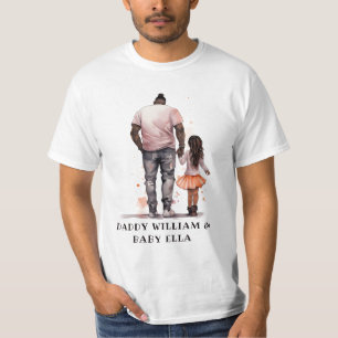 Camiseta Pai e Filha Pretos Personalizados (4)