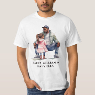 Camiseta Pai e Filha Pretos Personalizados (7)