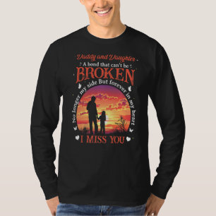 Camiseta Pai E Filha Um Bond Que Não Pode Ser Quebrado Não