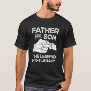 Camiseta Pai e Filho, a Legenda e o Legado Fist Bump