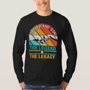 Camiseta Pai E Filho A Lenda E O Filho Pai Legado
