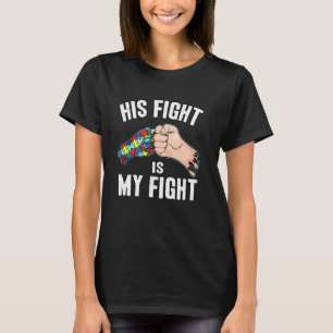 Camiseta Pai E Filho Autismo Fofo Conscientes De Sua Luta