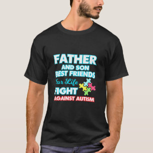 Camiseta Pai e Filho Bff Conscientização do Autismo Design