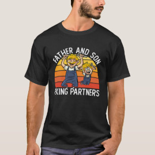 Camiseta Pai e Filho Concertando Parceiros Dia dos Pais Mec