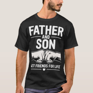 Camiseta Pai e Filho Empurrão de Punho Laço Inquebrantável