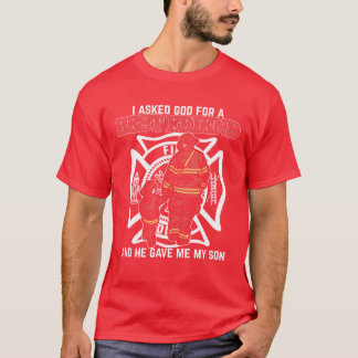 Camiseta Pai E Filho Melhor Amigo Para A Vida Um Bombeiro