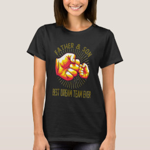 Camiseta Pai e Filho Melhor Time dos Sonhos Pai Dia