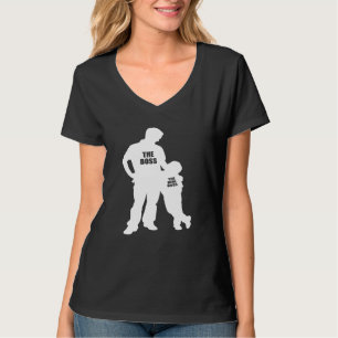 Camiseta Pai E Filho O Chefe Real 2