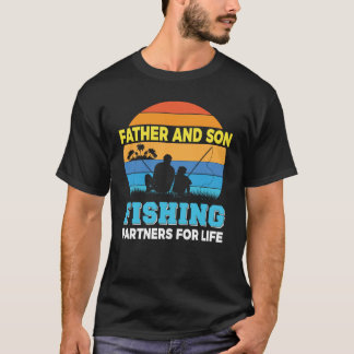 Camiseta Pai e Filho Pai e Eu pescando por homens presentes