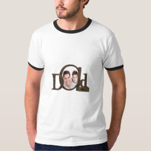 Camiseta Pai e Filho - Quadro de Fotografias do Pai e do Fi