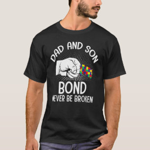 Camiseta Pai e Filho Um Laço Que Não Pode Ser Quebrado Auti