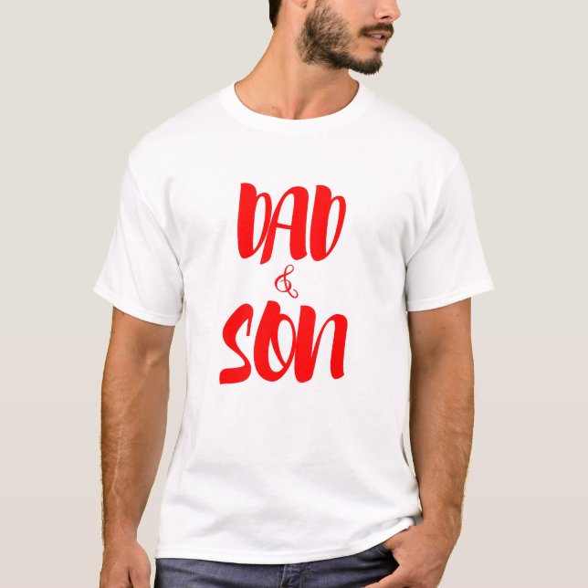 Camiseta Pai e Filho - Um Laço Que Prolonga (Frente)