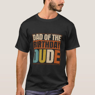 Camiseta Pai E Mãe Da Festa Familiar Do Homem De Aniversári