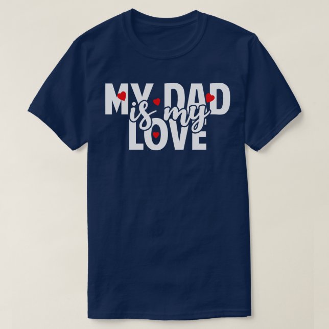 Camiseta Pai É Meu Amor (Frente do Design)