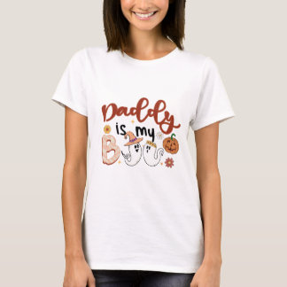 Camiseta pai é meu boo Halloween