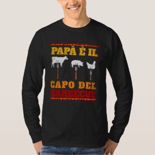 Camiseta Pai É O Chefe Do Gri De Griller Serial Barbecue