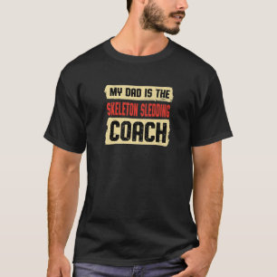 Camiseta Pai é o Dia de os pais do treinador de simulação B