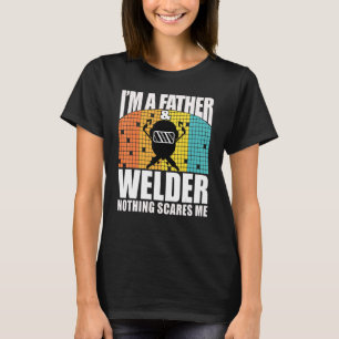 Camiseta Pai E Soldado Nada Me Assusta Legal Soldadura B