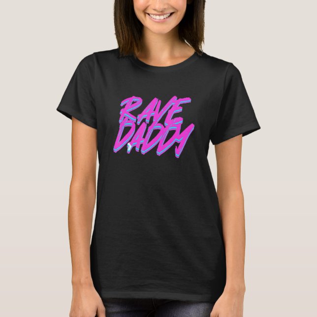 Camiseta Pai Edm Rave Men Techno Rave Men (Frente)