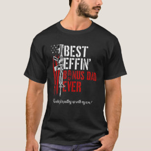Camiseta Pai Effin Bonus De Effin Já Pai Direitos De Arma