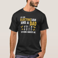 Pai Eletricista Engraçado Nada Me Choca Gráfico