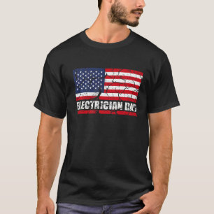 Camiseta Pai elétrico para trabalhador elétrico ou eletrica