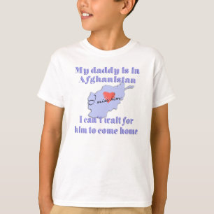 Camiseta Pai em Afeganistão