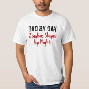 Camiseta Pai em o dia… Assassino do zombi pelo t-shirt do