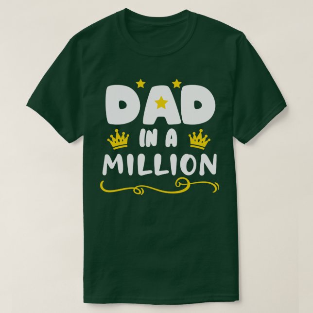 Camiseta Pai em um milhão (Frente do Design)