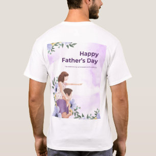 Camiseta Pai: Energizado por Café e Amor