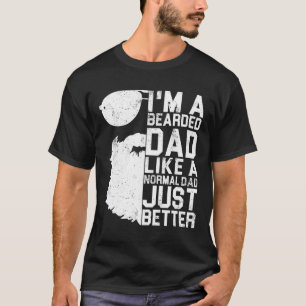 Camiseta Pai Engraçado Barba Dia de os pais Humor Id