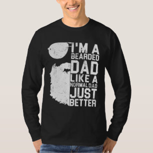 Camiseta Pai Engraçado Barba Dia de os pais Humor Id