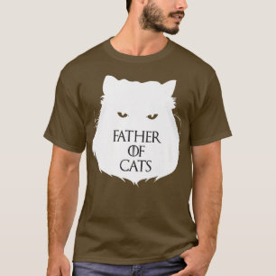 Camiseta Pai Engraçado de Catsfor Men Pai Marido Presente p