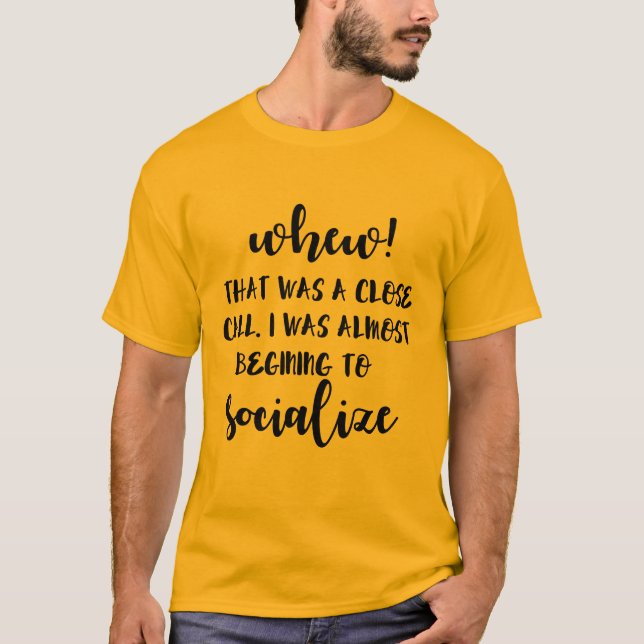 Camiseta "Pai Engraçado de Distância Social Dia de os pais (Frente)