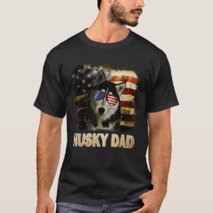 Camiseta Pai Engraçado De Melhor Rouco Na Bandeira American