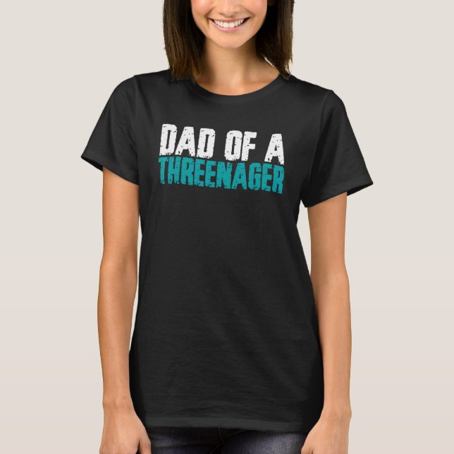 Camiseta Pai Engraçado De Uma Ameaça 1 (Frente)