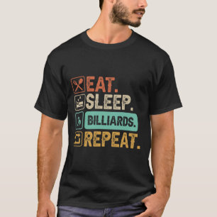 Camiseta Pai Engraçado do Billiard Game 9-ball Cue Stick Lo