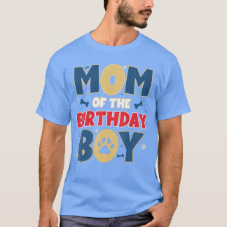 Camiseta Pai engraçado do menino de aniversário Família com