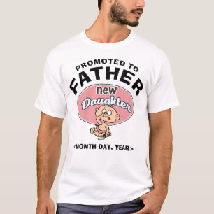 Camiseta Pai engraçado do novo papai da filha nova do beb