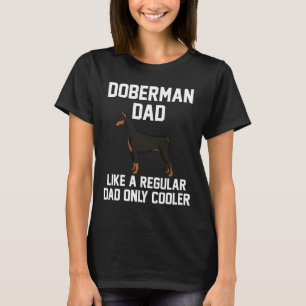 Camiseta Pai Engraçado Doberman