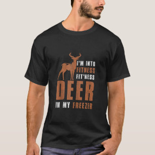 Camiseta Pai Engraçado Estou na Malhação Deer Freezer