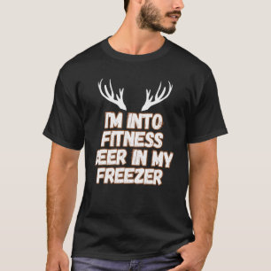 Camiseta Pai Engraçado Estou na Malhação Deer Freezer Hun