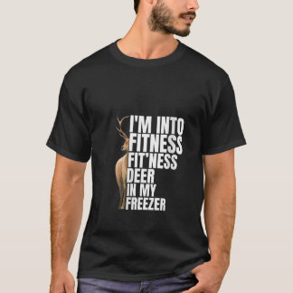 Camiseta Pai Engraçado Estou na Malhação Deer Freezer Hun