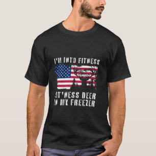 Camiseta Pai Engraçado Estou na Malhação Deer Freezer Hun